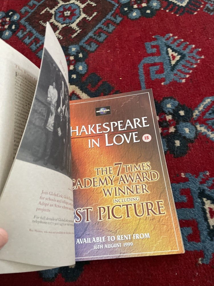 Original Theatre Programme & Ticket Julius Caesar Shakespeare Mark Rylance FH