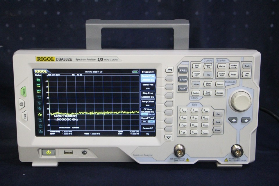 Rigol Spectrum Analyzer DSA832E LXI 9kHz-3.2Ghz