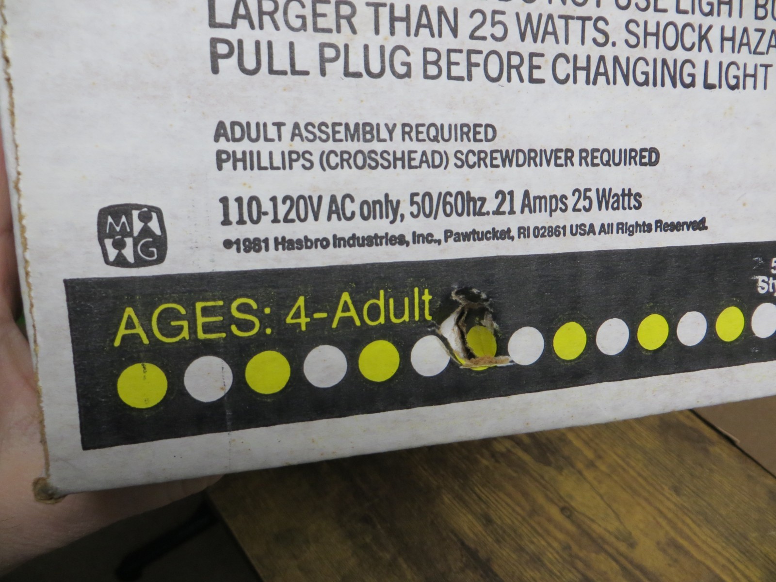 VINTAGE HASBRO 1981 LITE BRITE - 100% FACTORY SEALED FROM EX HASBRO EMPLOYEE