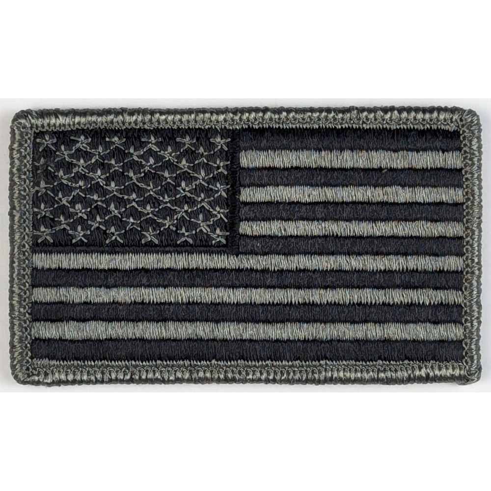 American Flag Patch; Subdued UCP/ACU Foliage Green; Hook Fastener Tactical Patch