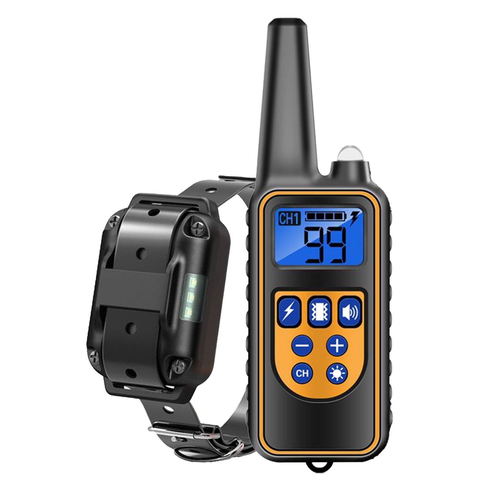 Dog Training Collar 3000 FT Rechargeable Remote Shock PET Waterproof US Trainer