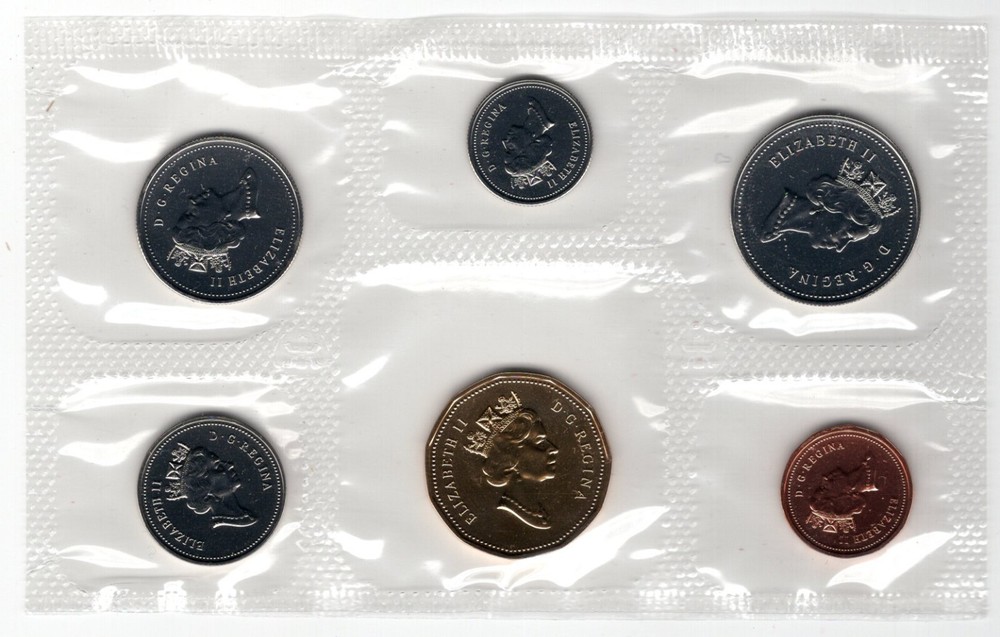 Canada 1993 Proof Like Coin Set PL COA Envelope