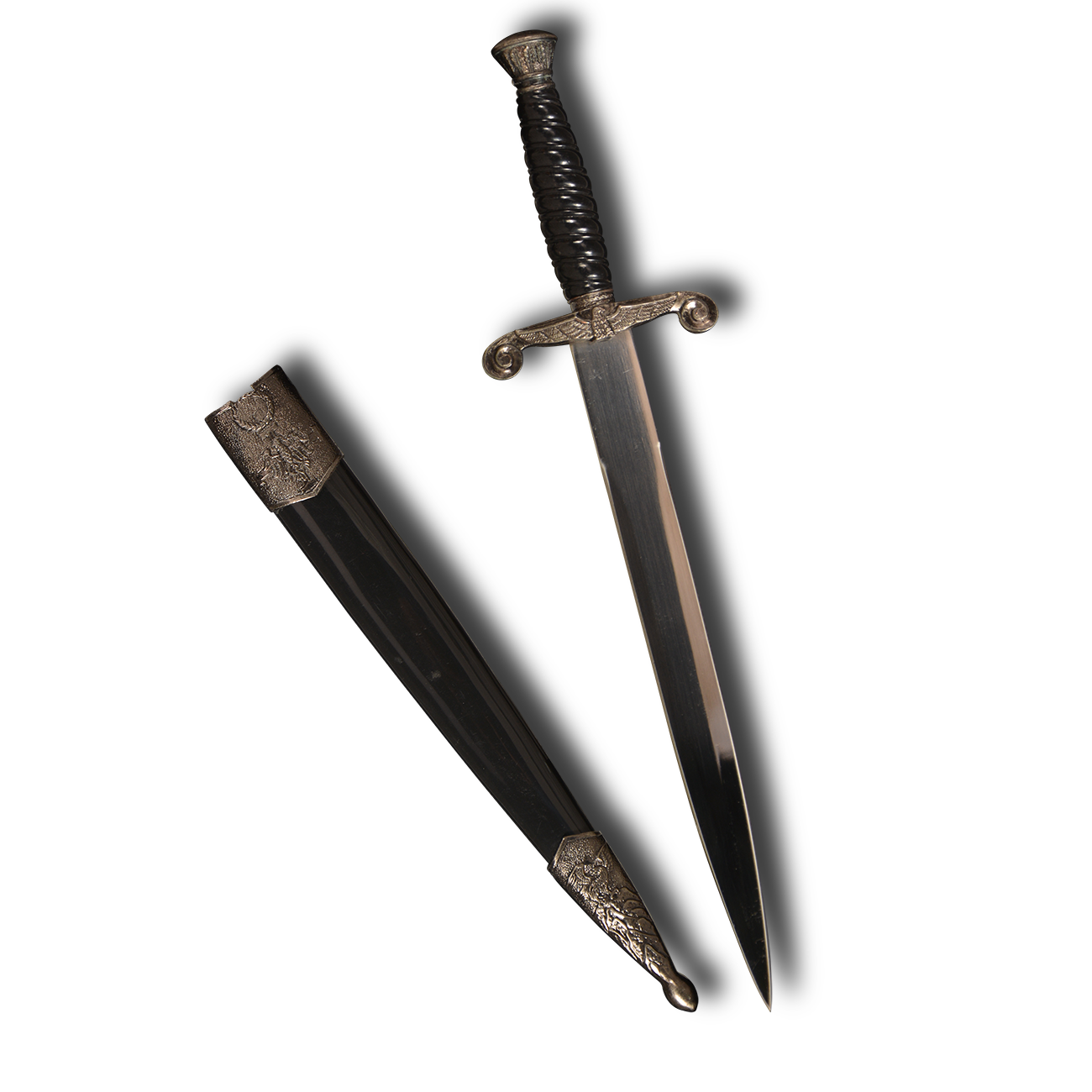 13.8" German WWII ceremonial style S-Steel dagger,Not sharpen, just collection