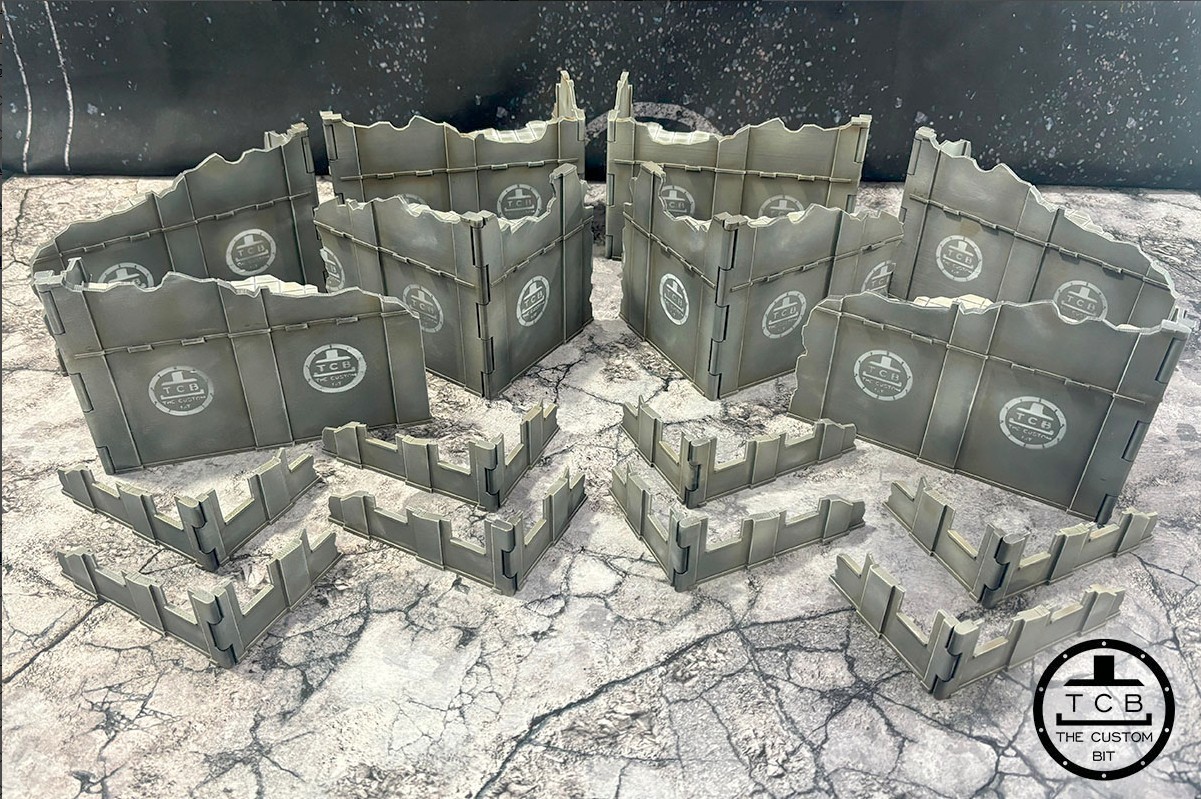 Warhammer 40K Full Terrain Set - Chapter Approved GW Layouts - Unpainted New