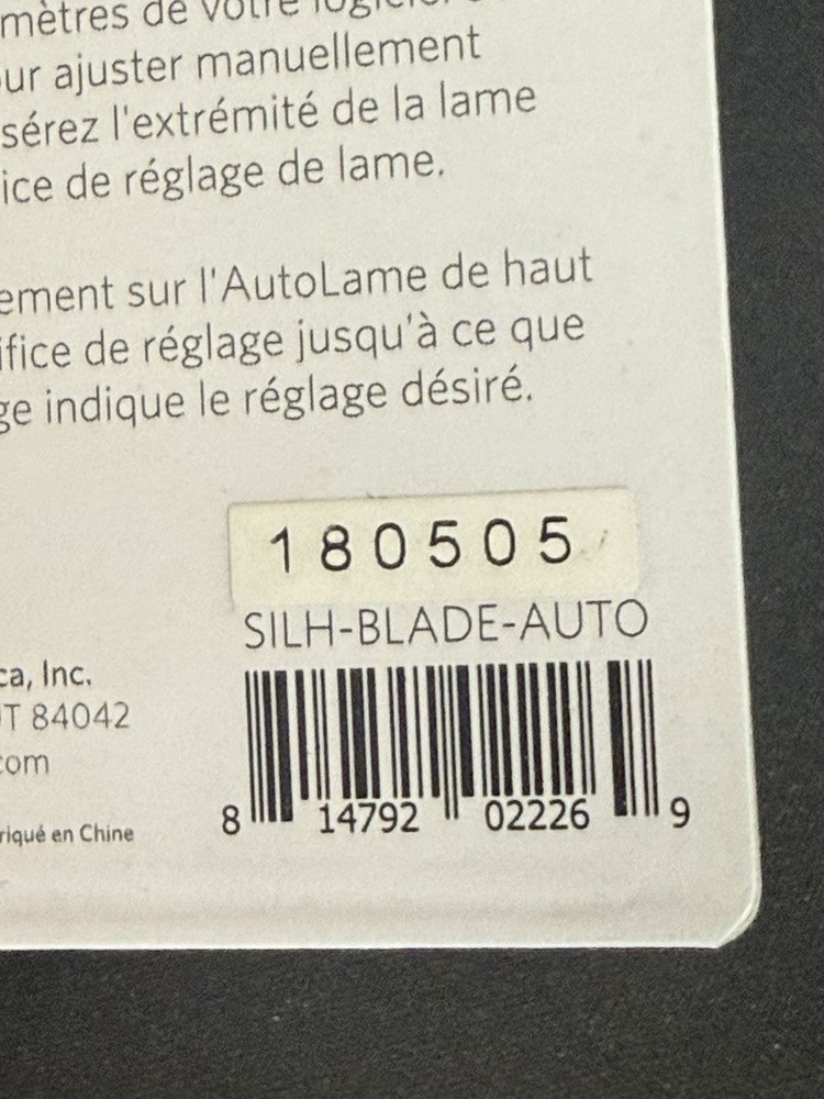 NIB Silhouette Auto blade 1