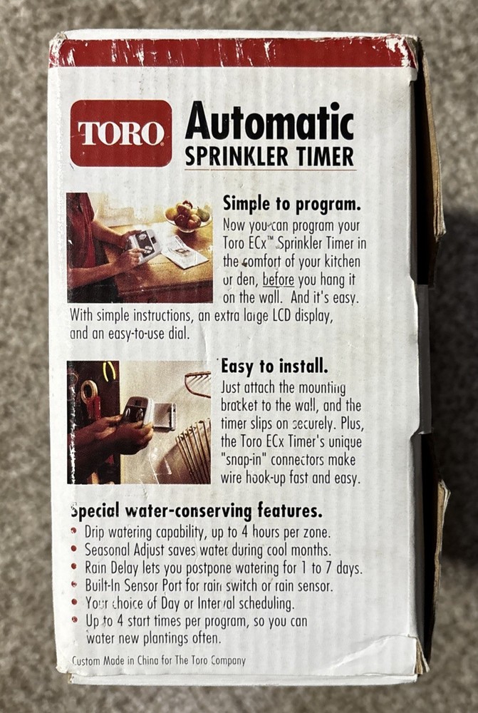 Automatic Sprinkler Timer Toro Model 53331 Expandable NEW