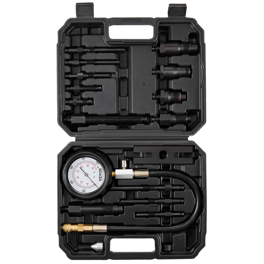 VEVOR Diesel Engine Cylinder Compression Tester Pressure Test Tool Kit 18 PCS