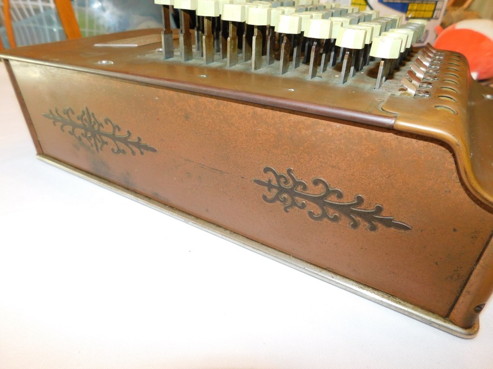 Vintage Felt & Tarrant Comptometer 1920's Mechanical Calculator Adding Machine