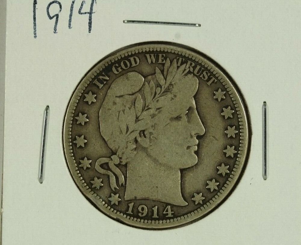 1914 Barber Half : Fine  Details