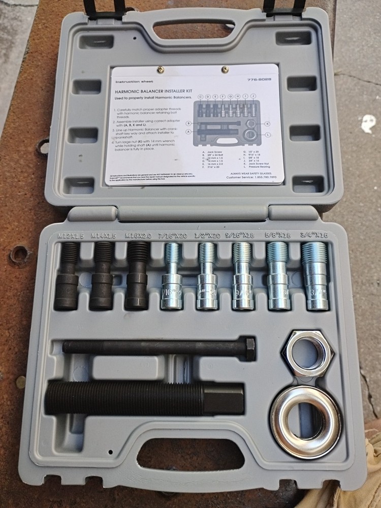 EVERCRAFT 776-8028 HARMONIC BALANCER INSTALLER KIT New