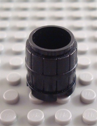 LEGO Small Black Pirate Minifig Barrel