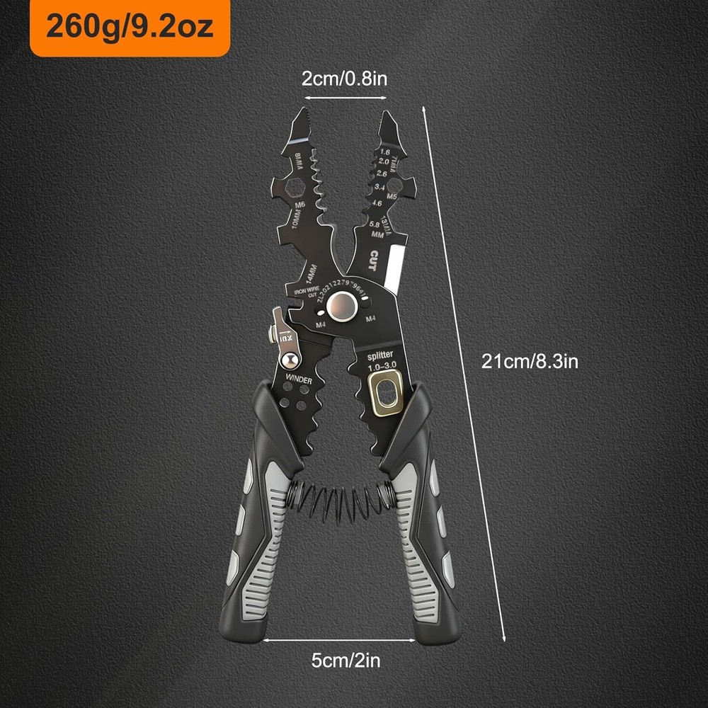 25-in-1 Multifunctional Wire Stripper - Professional Wire Stripper Tool for Cutt
