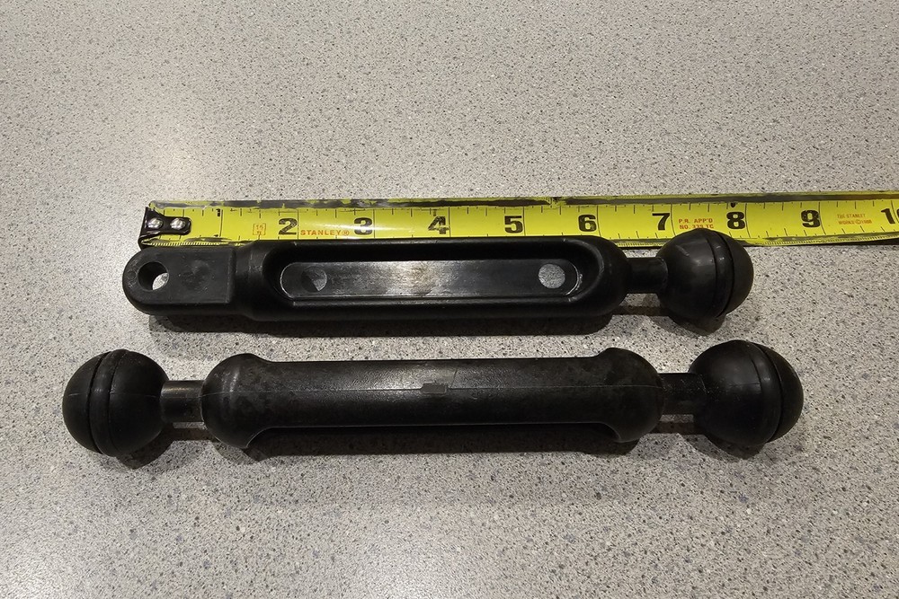 Double Ball Head Arm for Underwater Diving Camera Tray