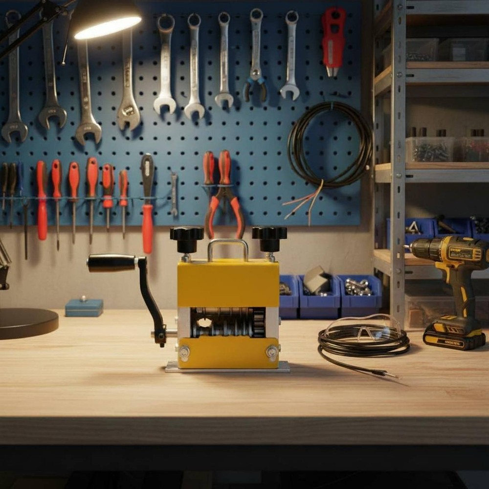 Powered Wire Stripping Machine Time-Saving Multi-Hole Cable