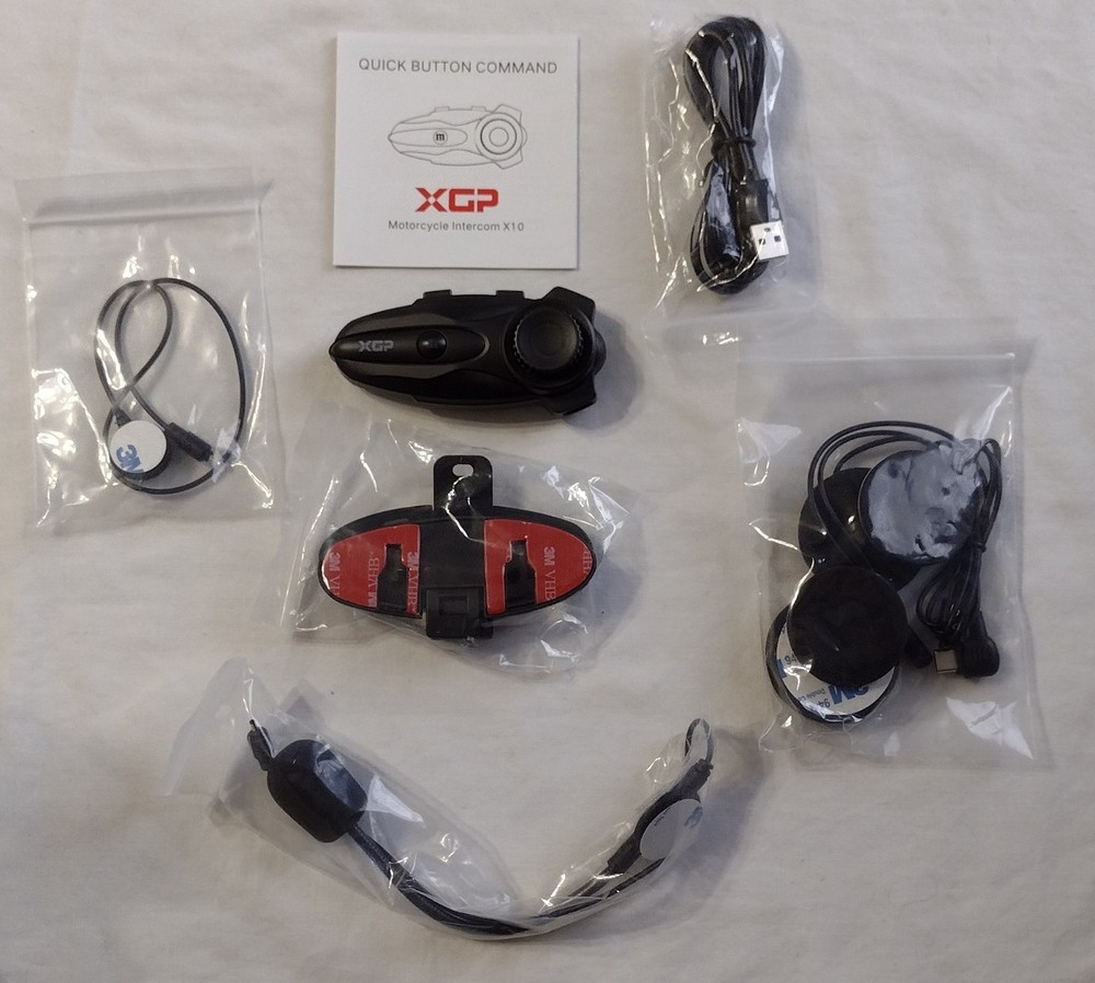 X10 10 Riders Group Mesh Motorcycle Intercom,3000m Motorcycle Bluetooth 5.3