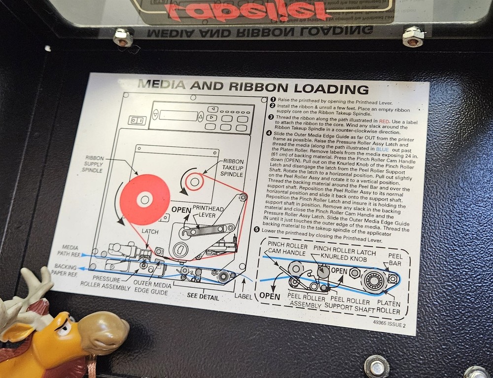Zebra 172-R01-00000 Thermal Printer Label Applicator