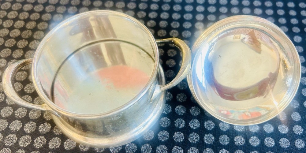 Vintage Silverplated 3 Piece Teapot, Creamer, Sugar Dish