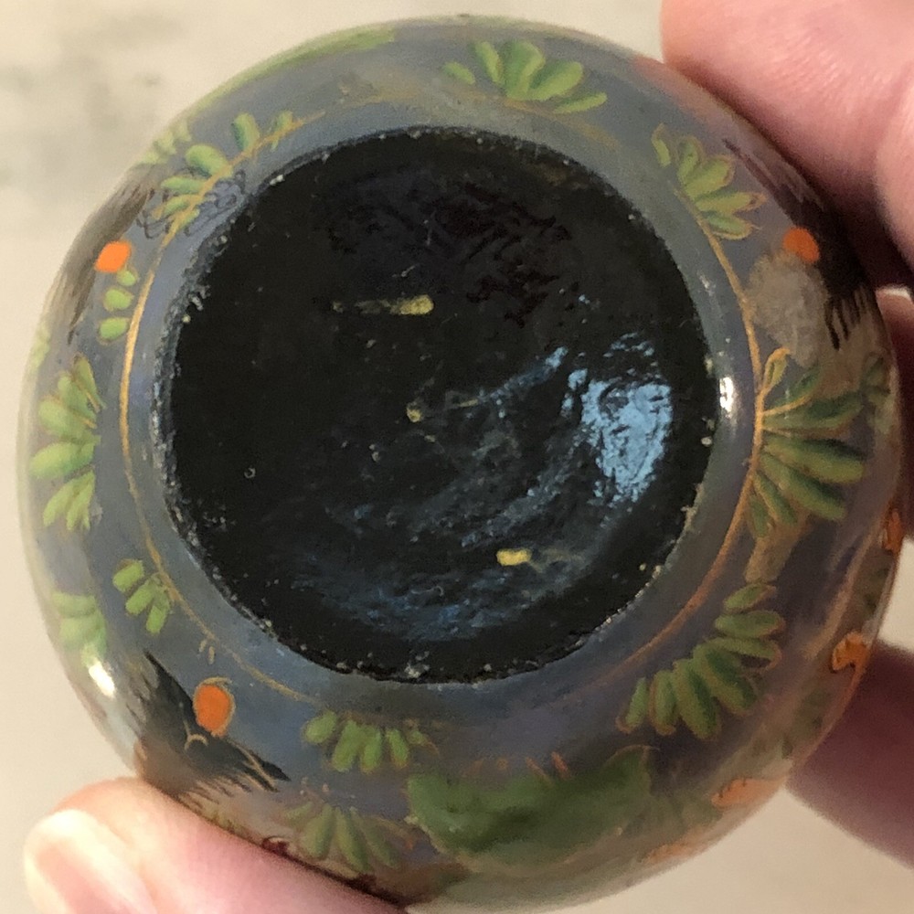 Handpainted Wooden Apple