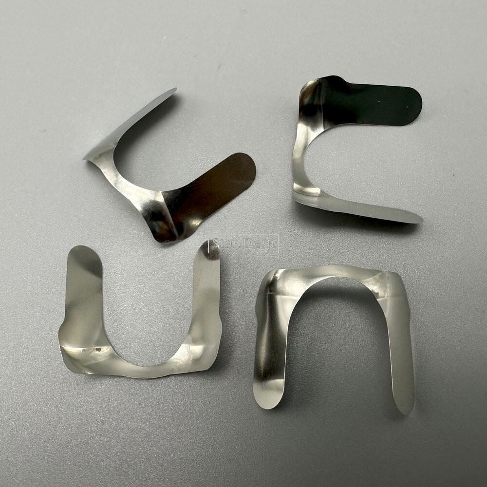 Dental Proximal Contoured Anterior Strips Twin Matrices Metal Matrix Strip Bands