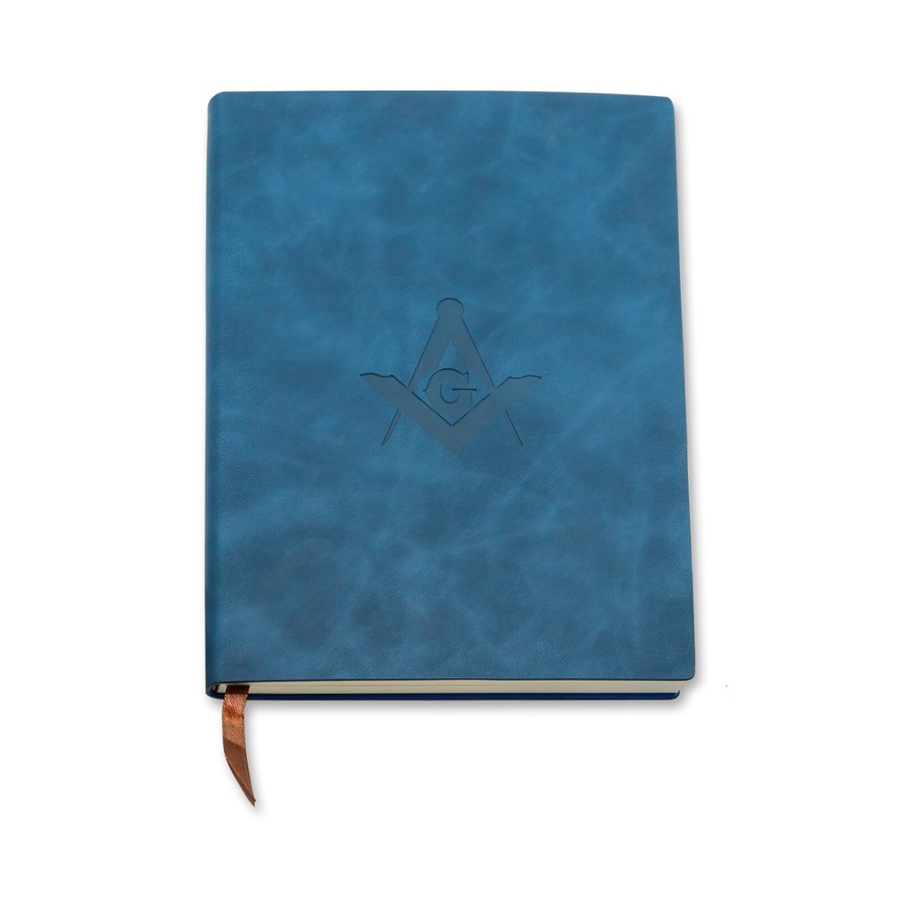 Square & Compasses Masonic Bound Journal [Blue]