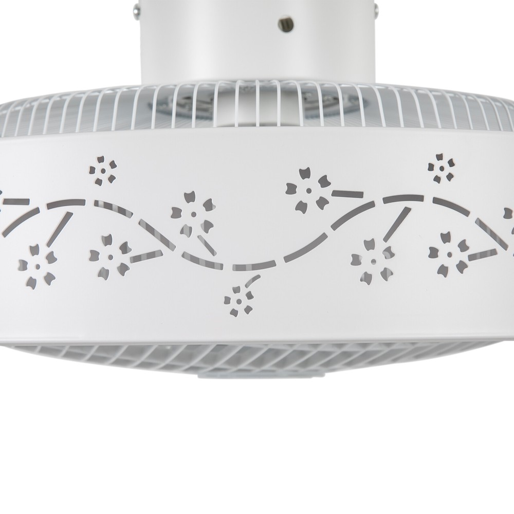 22" Ultra-thin LED Ceiling Fan Light Remote Control Flush Mount Ceiling Fan Lamp