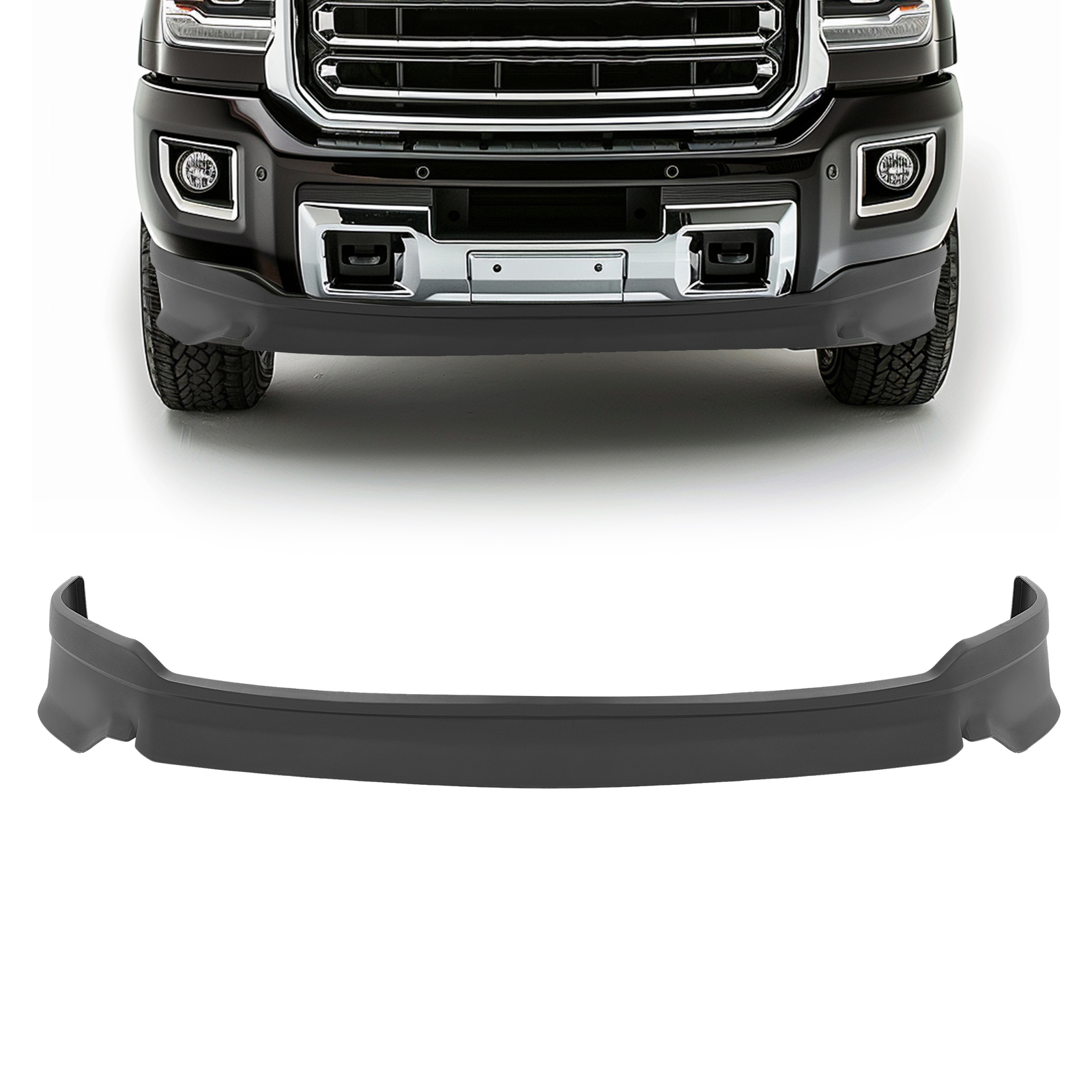 Front Lower Bumper Valance Air Deflector For GMC Sierra 2500 3500 2015-2019 2018
