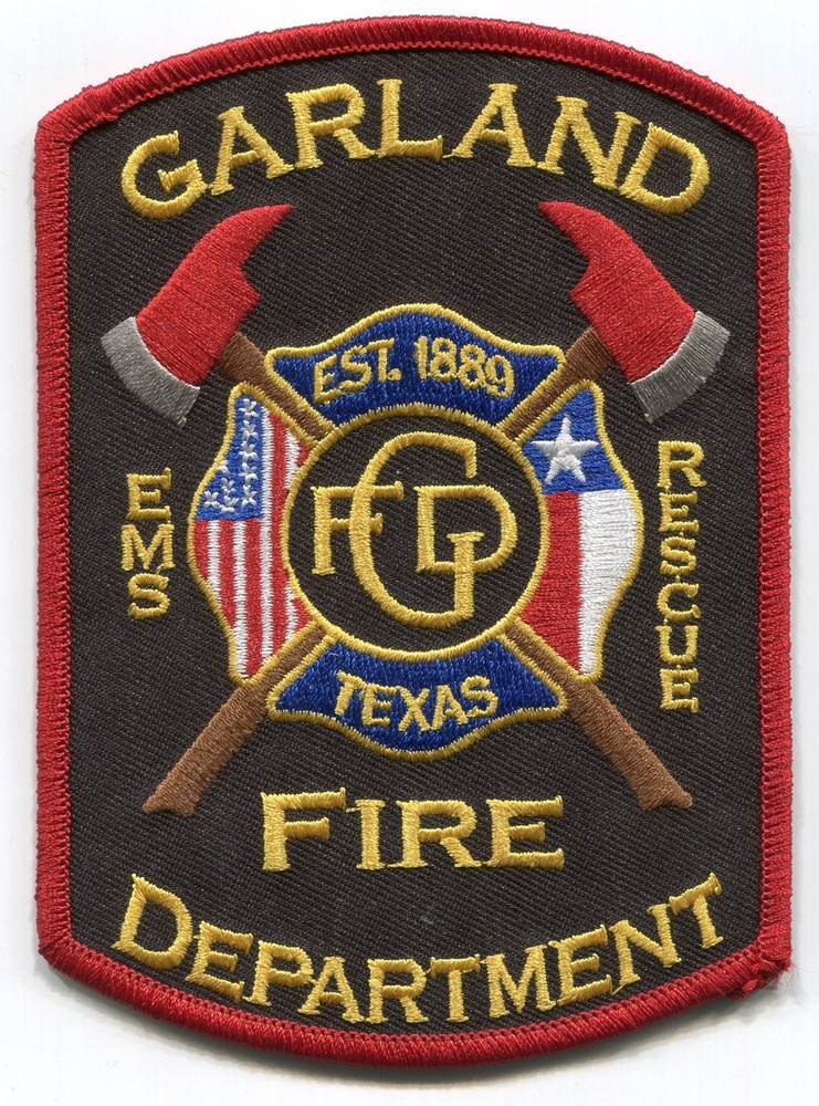 TEXAS - *Current Issue* - Garland Fire Dept.  [ Shoulder Patch]