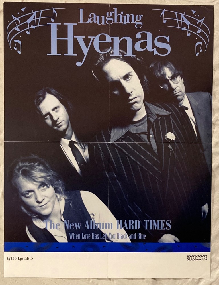 Laughing Hyenas 1995 Promo Poster Hard Times Touch And Go Records H