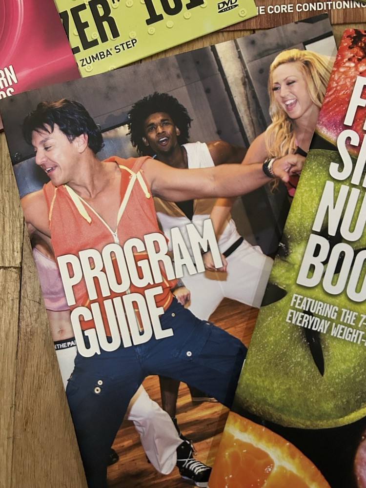 Zumba Step Workout 5-disc Set With Stepper - Barely Used