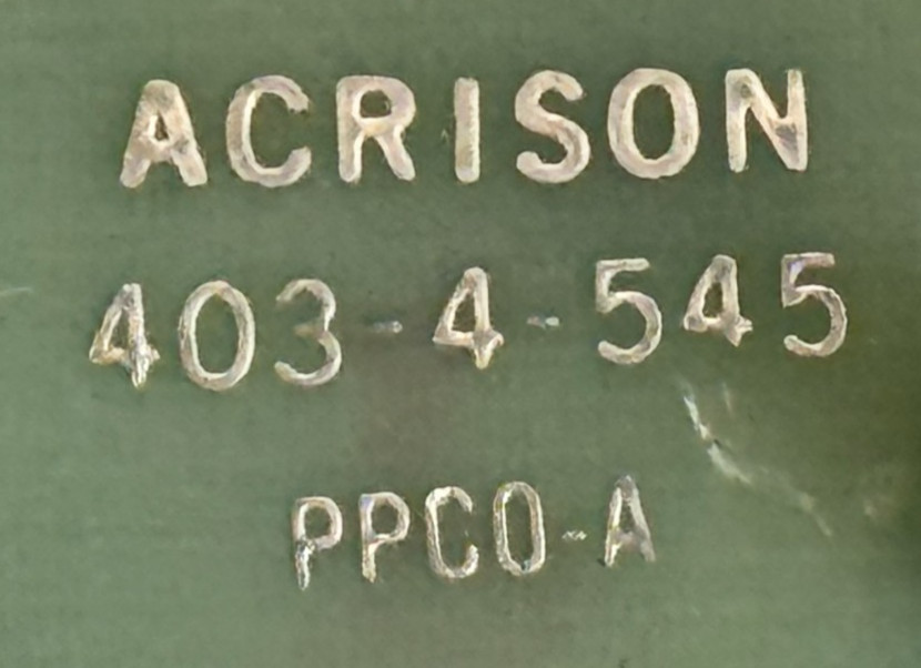 USED Acrison 403-4-545 Circuit Board