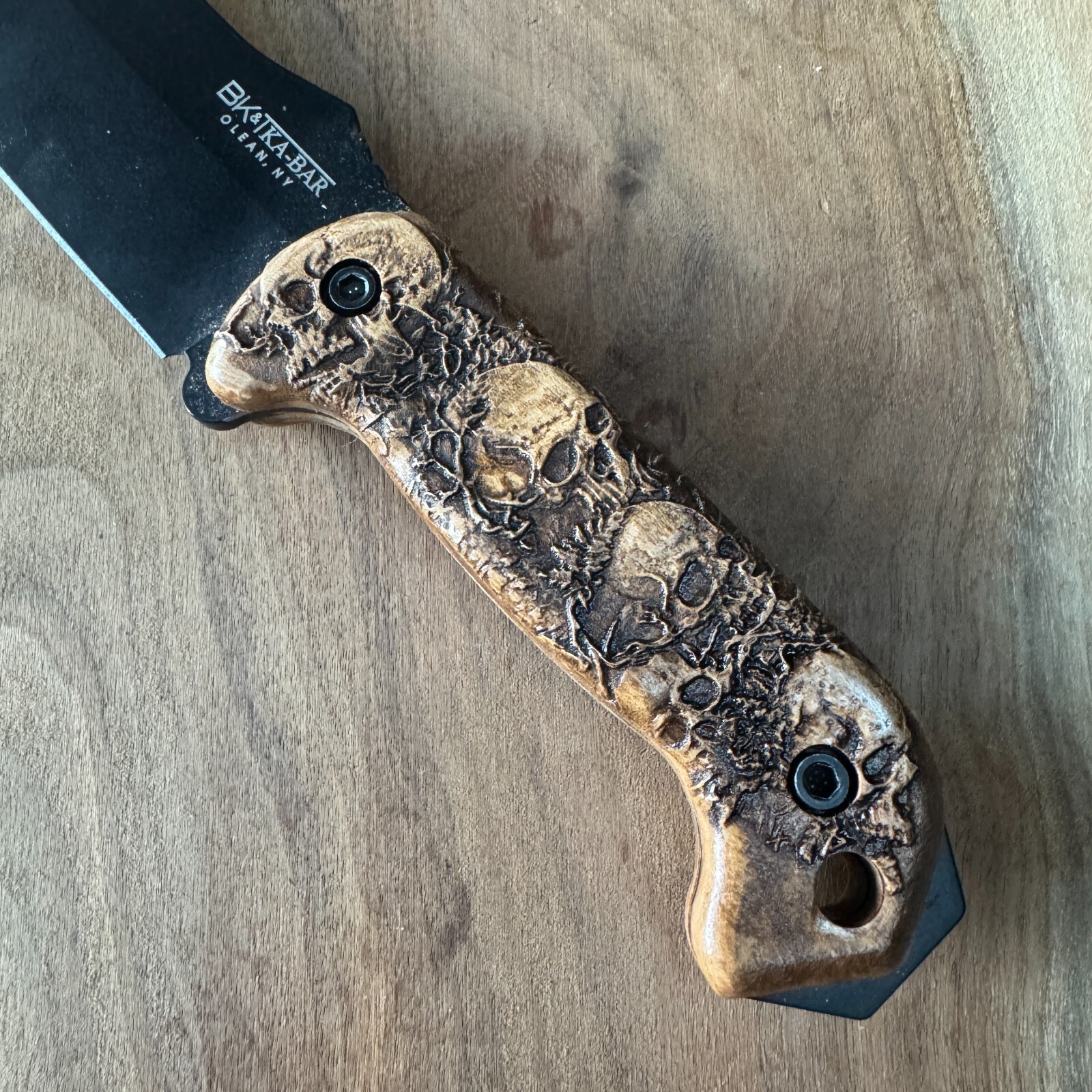 Graveguard scales for Ka-Bar Becker bk-2 bk-7 bk-9 / custom scales / made in USA