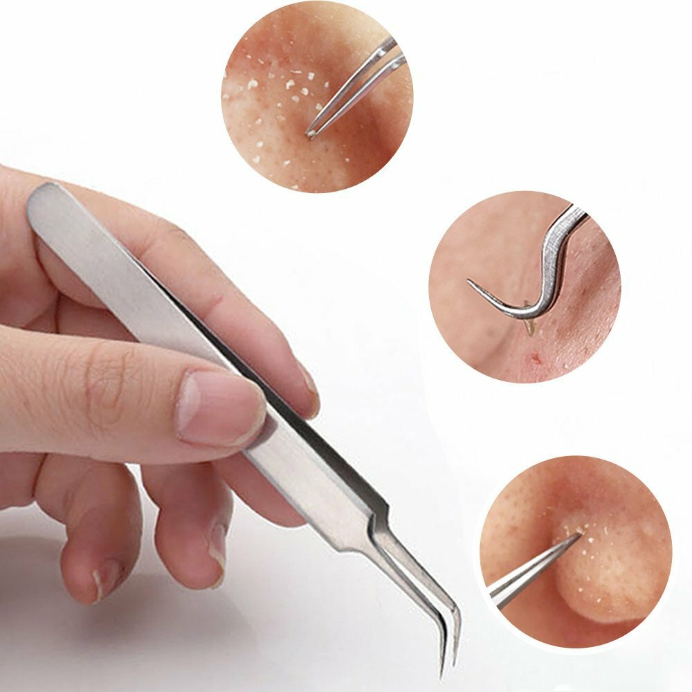9pcs Pimple Popper Blackhead acne extractor Kit Dr Tool extraction Extractor