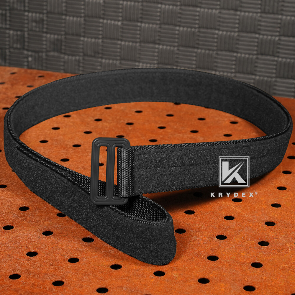 KRYDEX Tactical Base Belt EDC Under Loop Inner Belt 1.5inch Duty Concealed Carry