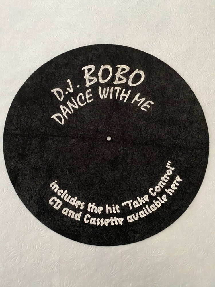 DJ Bobo Promo Turntable Slipmat