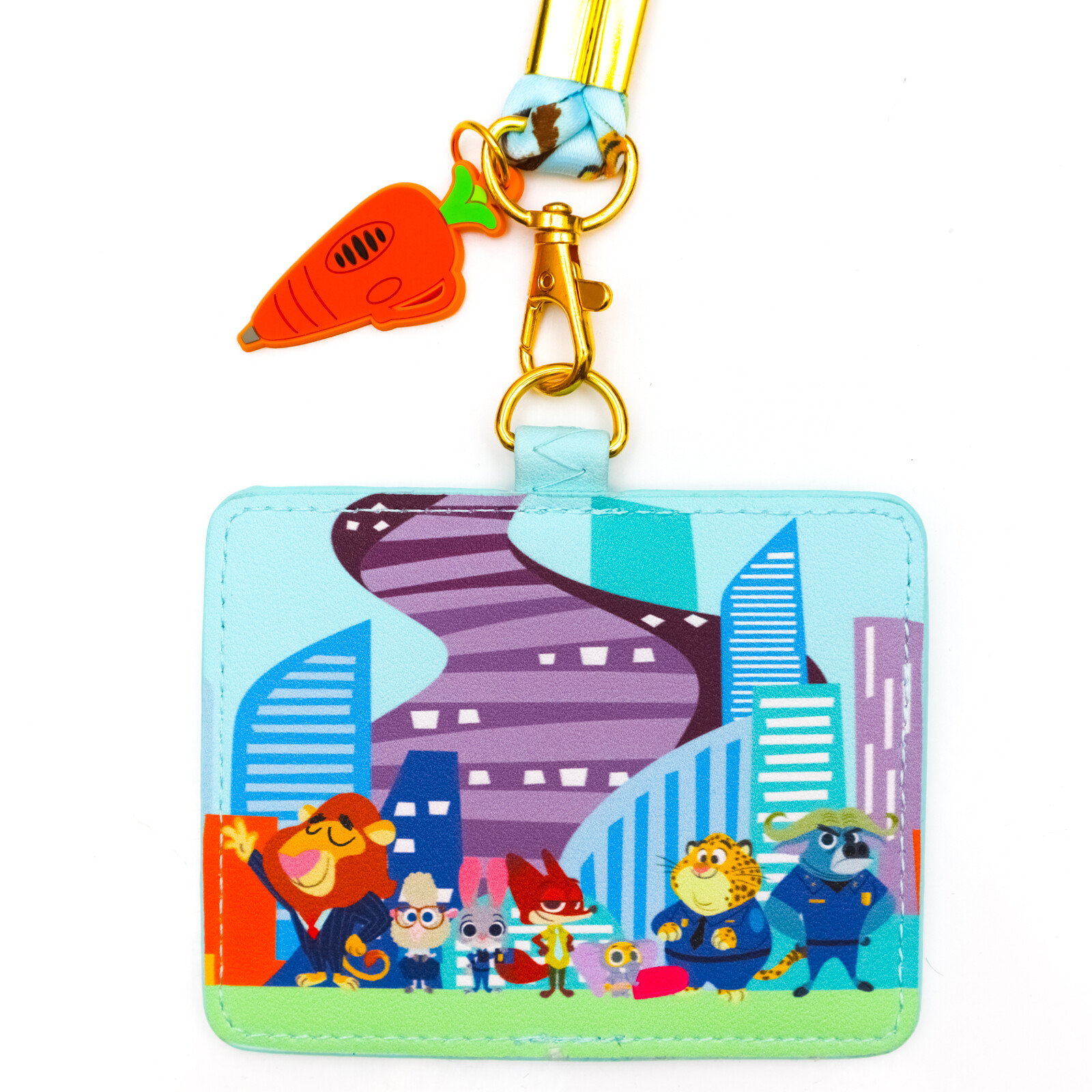 Disney Loungelfly Zootopia Lanyard w/ Cardholder