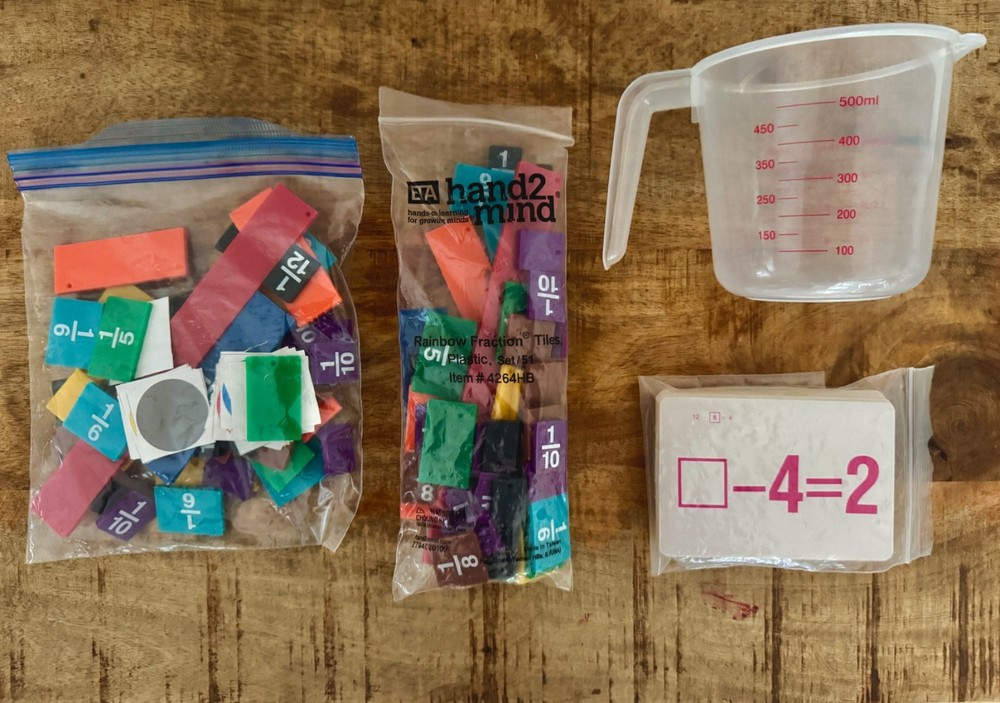 Hand2Mind Third Grade Math Manipulatives Tool Set