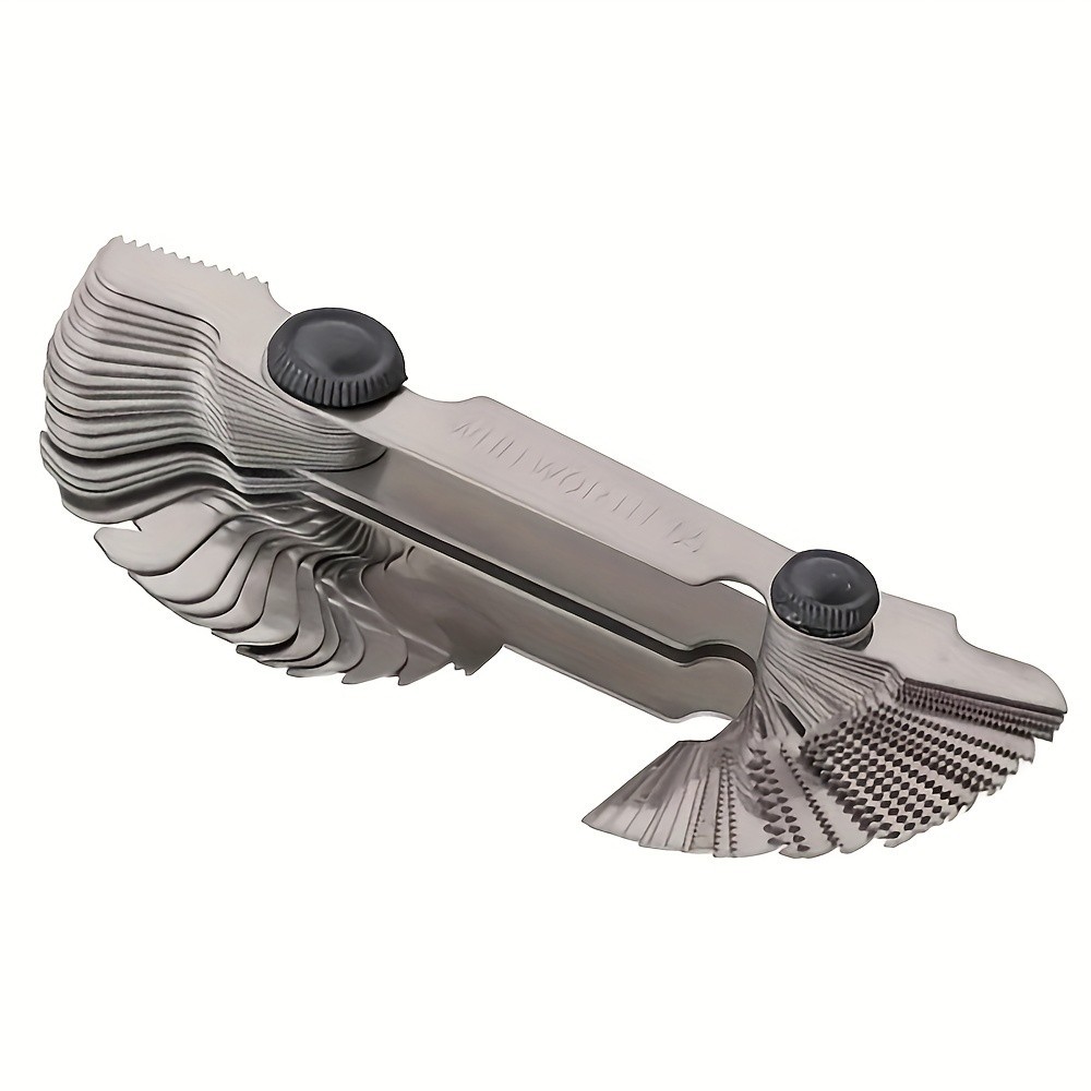 Multi-Size Thread Gauge - Metric & Imperial for Screw Thread Measurement（58pc）