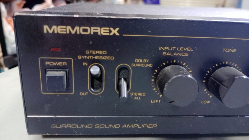 Memorex DS-10 Dolby Surround Sound Amplifier Untested Power Up