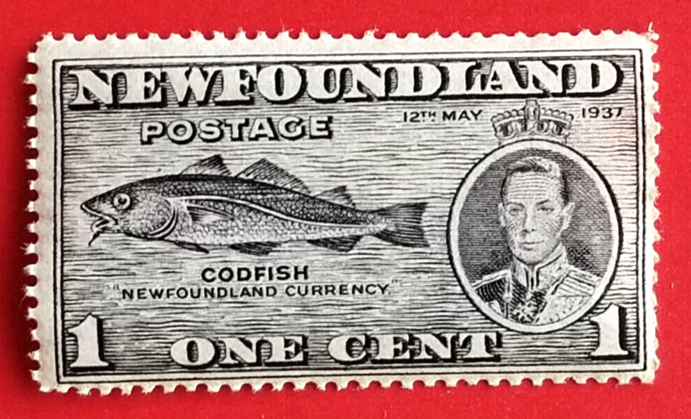 Canada Newfoundland #233 Long Coronation Issue - Codfish MNH