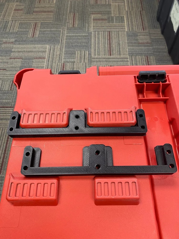 [2-Pack] Premium Milwaukee packout wall mount plate bracket kit - High Strength