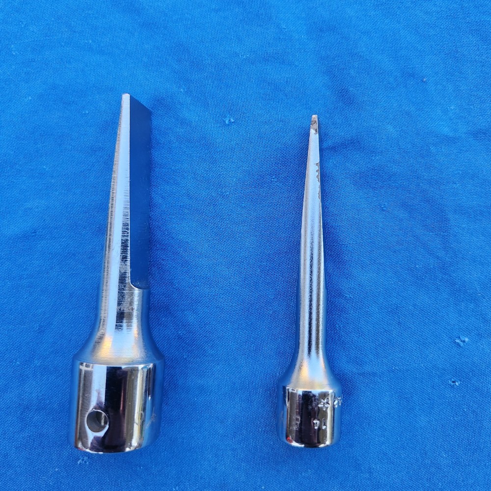 Cornwell SD-354 1/2"dr and SD-252 3/8"dr Slotted Screwdriver Bit Sockets - new