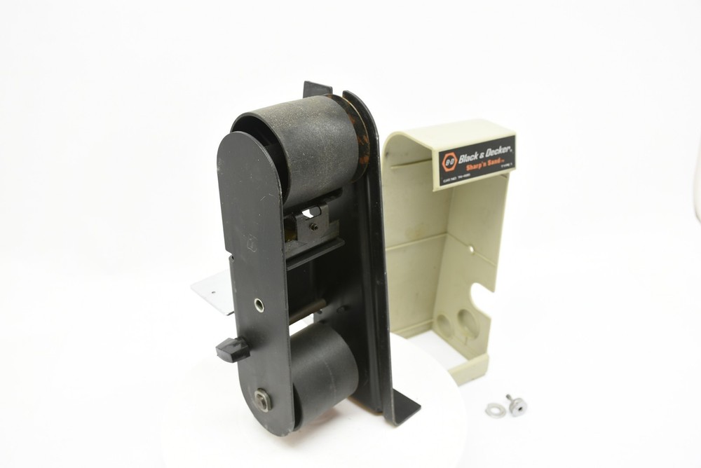 Black & Decker Sharp N' Sand 74-495 Drill Powered Belt Sander / Sharpener Works!