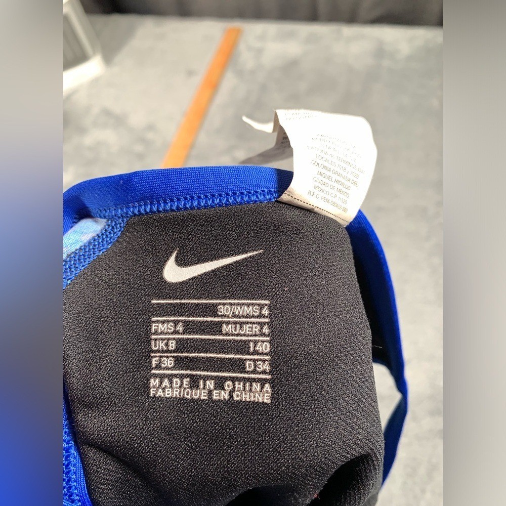Nike Blue one piece Swimsuit WMS 4