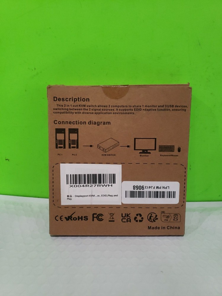 Greathtek USB 3.0 KVM Switch 2 port Very Good Condition