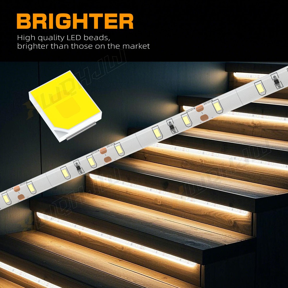 White LED Strip Light 16.4FT 5V wire Powered Flexible 16.4FT 6500K