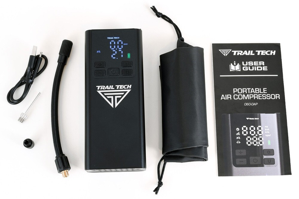 Trail Tech Mini Battery Powered Portable Air Compressor 5000mAh 060-DAP