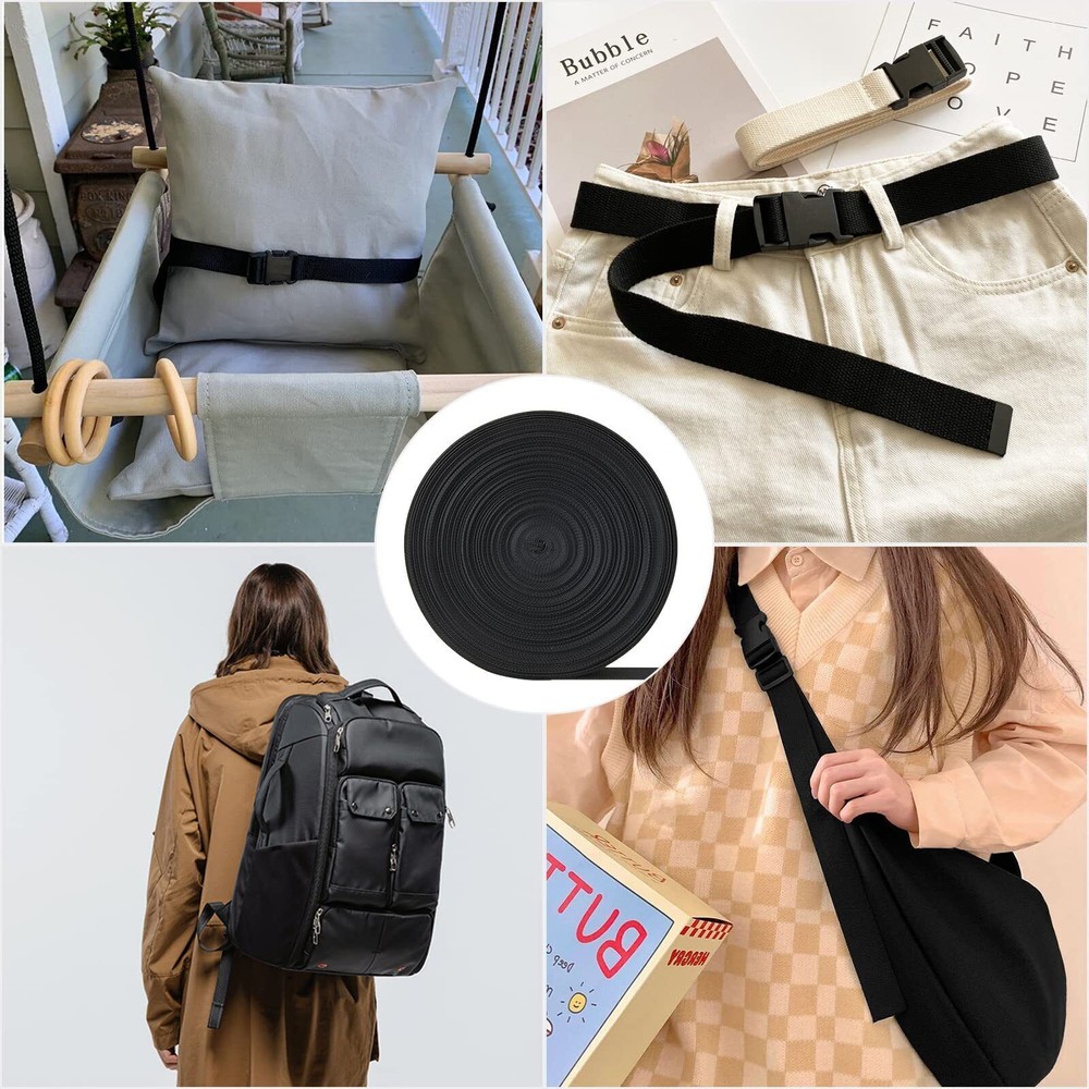 10M Tactical Army Strap Nylon Knapsack Strapping Bags Polyester Crafts Webbing