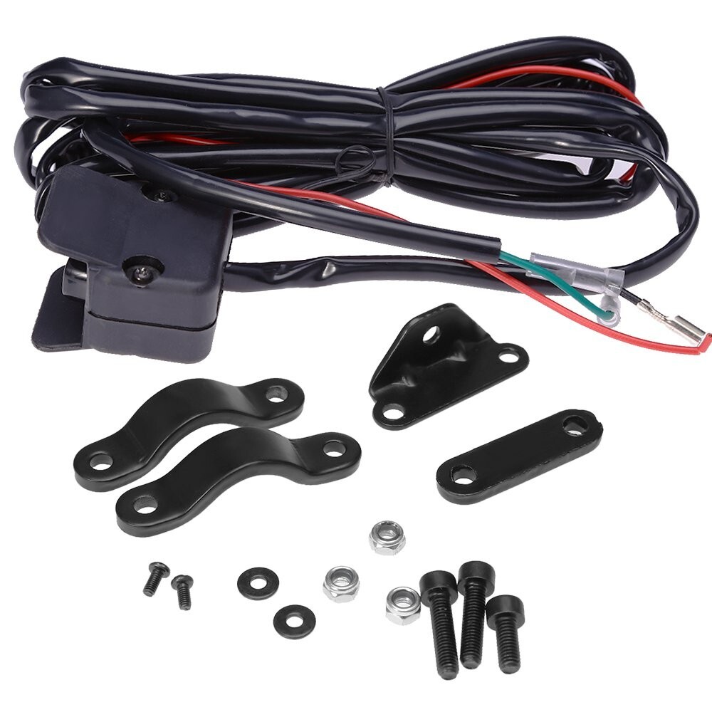 12V Winch Rocker Thumb Switch with Mounting Bracket Handle Bar Control Switch fo