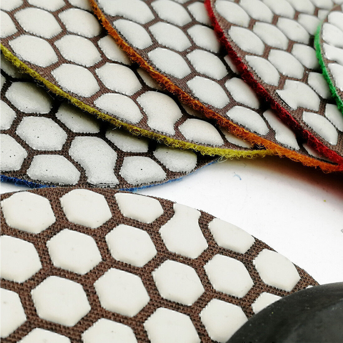 SHDIATOOL Diamond Polishing Pads 4" Granite Marble Tile Sanding Discs 5/8 Backer