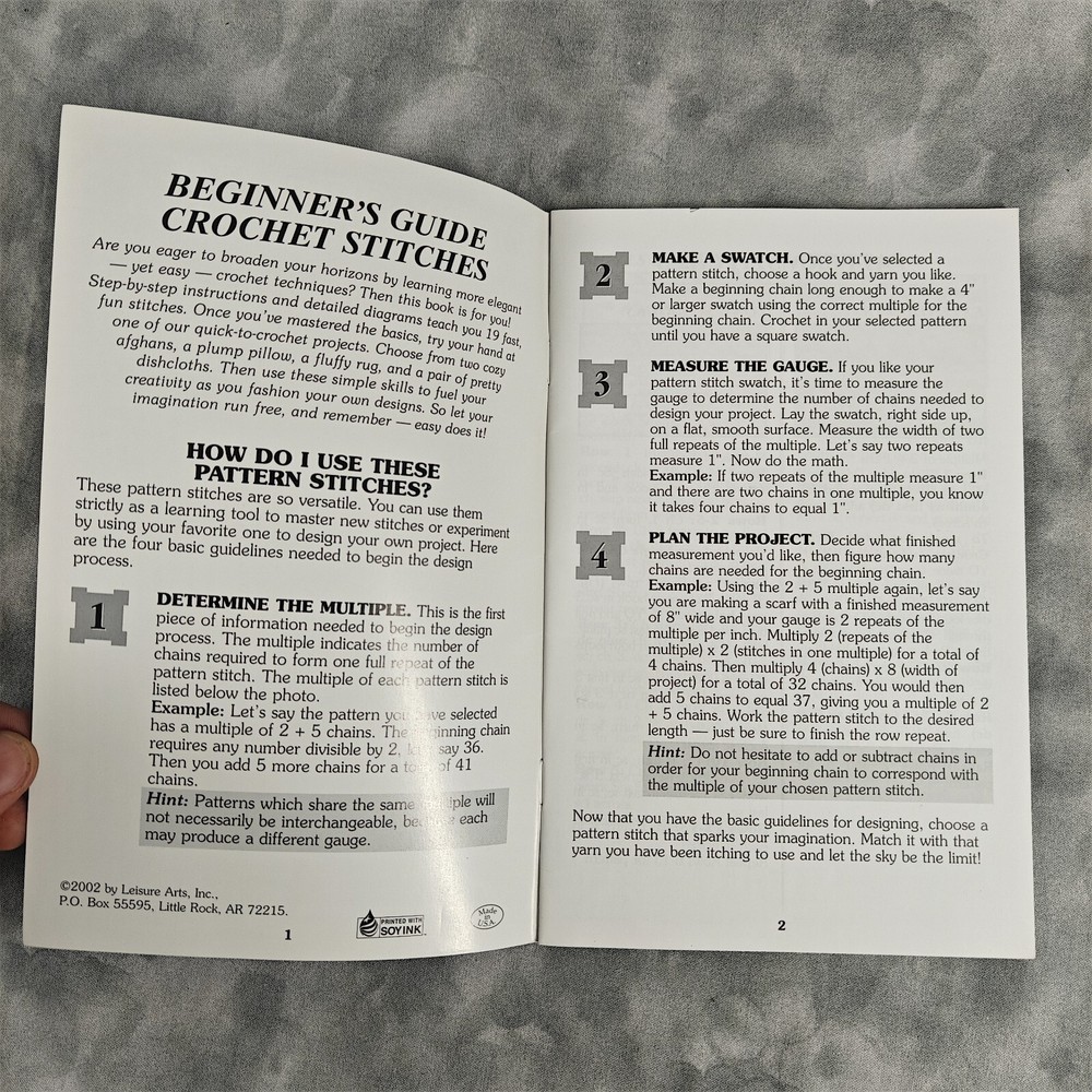 Beginner’s Guide More Crochet Stitches Book 📚 Easy Projects